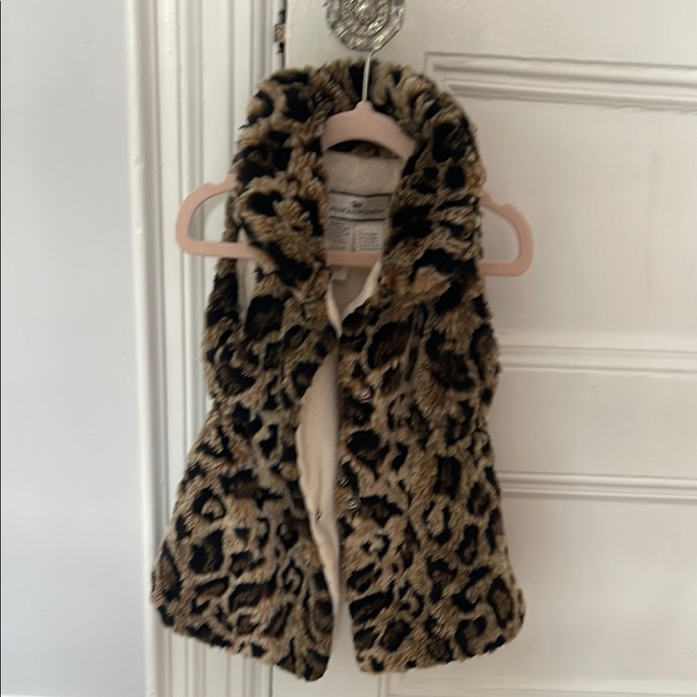 American Widgeon Faux Fur Vest 3-4T - Picture 5 of 7